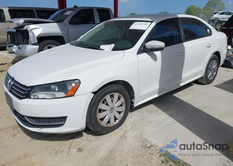 2013 Volkswagen Passat S from USA, damaged, VIN 1VWAP7A36DC060285